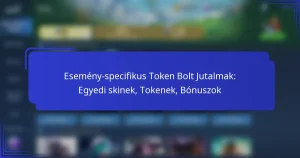Esemény-specifikus Token Bolt Jutalmak: Egyedi skinek, Tokenek, Bónuszok